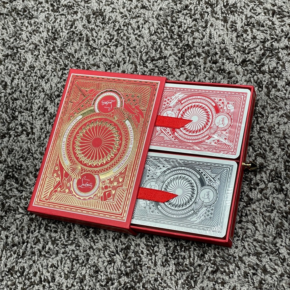 CHRISTIAN LOUBOUTIN PLAYING CARD SET RARE